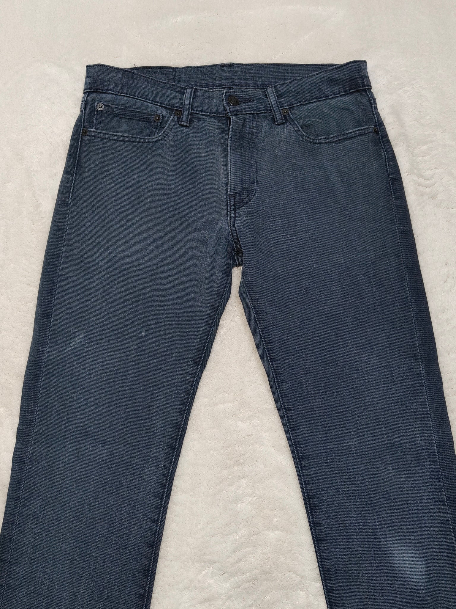 Men Levi's 511 Black Grey Faded Slim Mid Waist W31 L34 Jeans