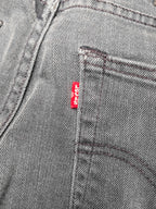 Men Levi's 511 Black Grey Faded Slim Mid Waist W31 L34 Jeans