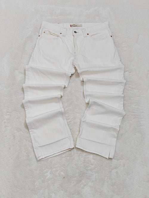 Men Levi's 511 White Slim W34 L34 Jeans