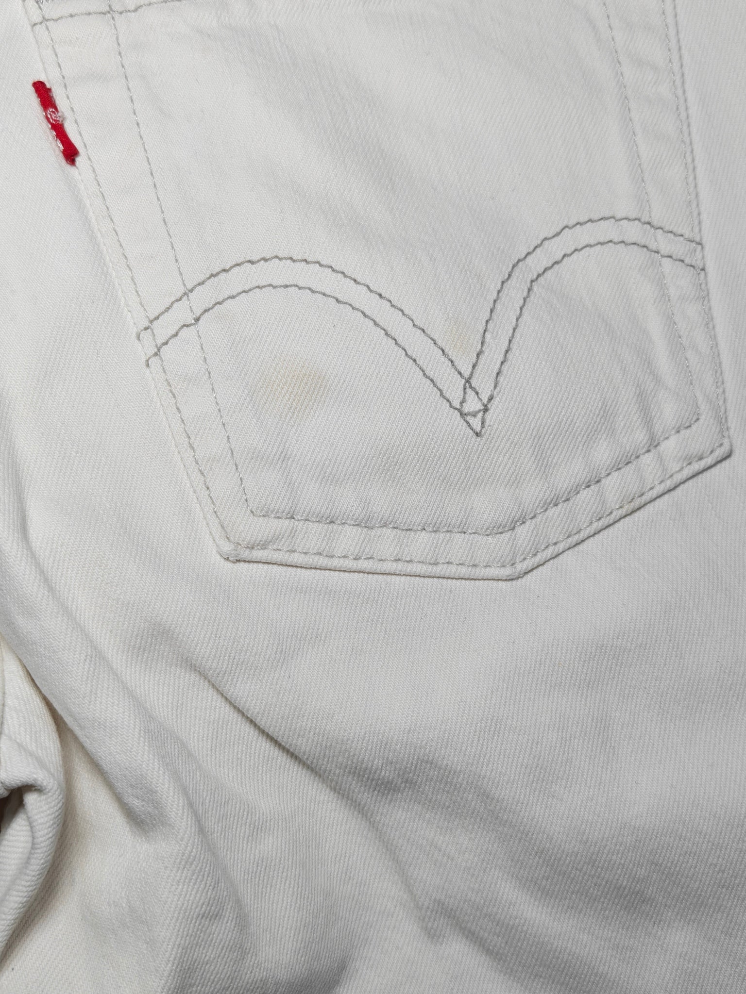 Men Levi's 511 White Slim W34 L34 Jeans