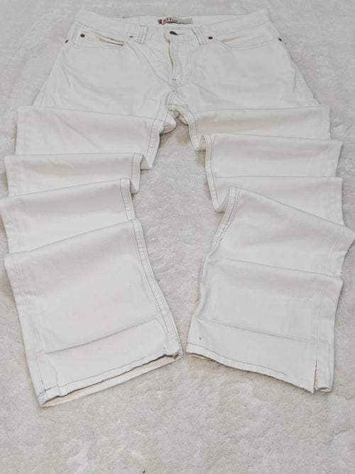 Men Levi's 511 White Slim W34 L34 Jeans