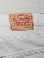 Men Levi's 511 White Slim W34 L34 Jeans