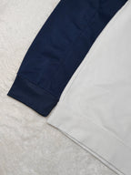 Men Nike White and Dark Blue Hoodie (L)