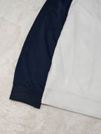 Men Nike White and Dark Blue Hoodie (L)