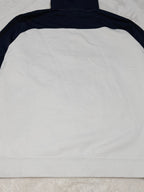 Men Nike White and Dark Blue Hoodie (L)