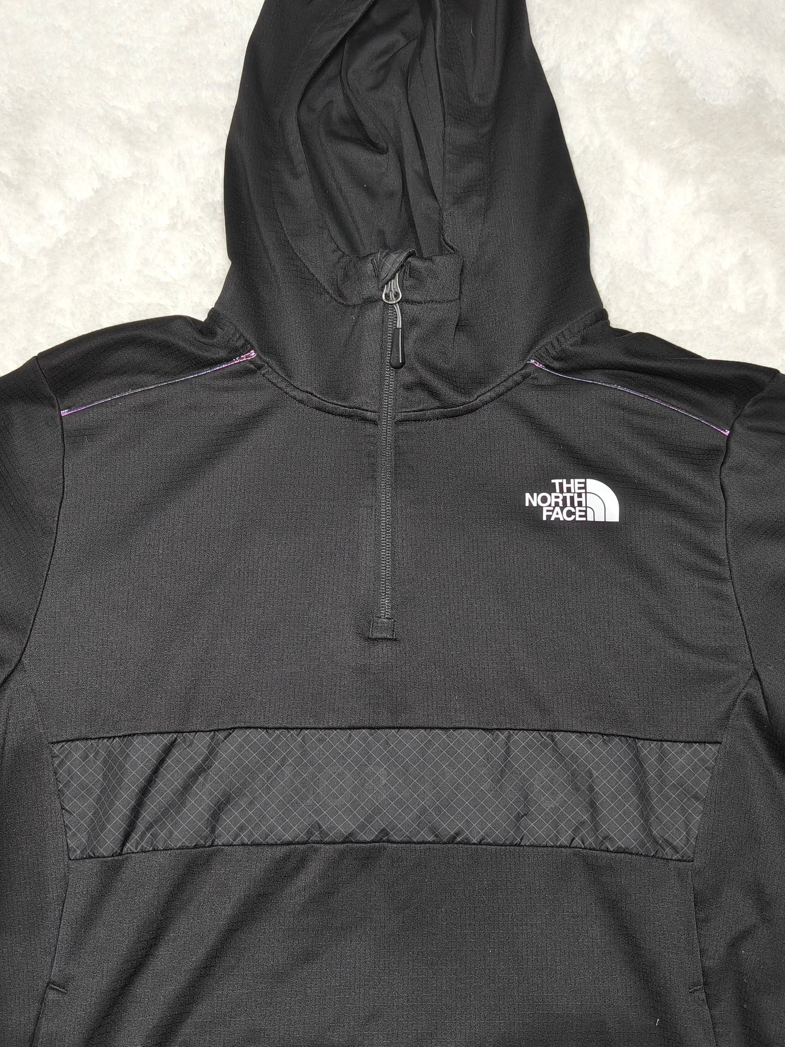 Men The North Face Black Hooded Sweatshirt (M)