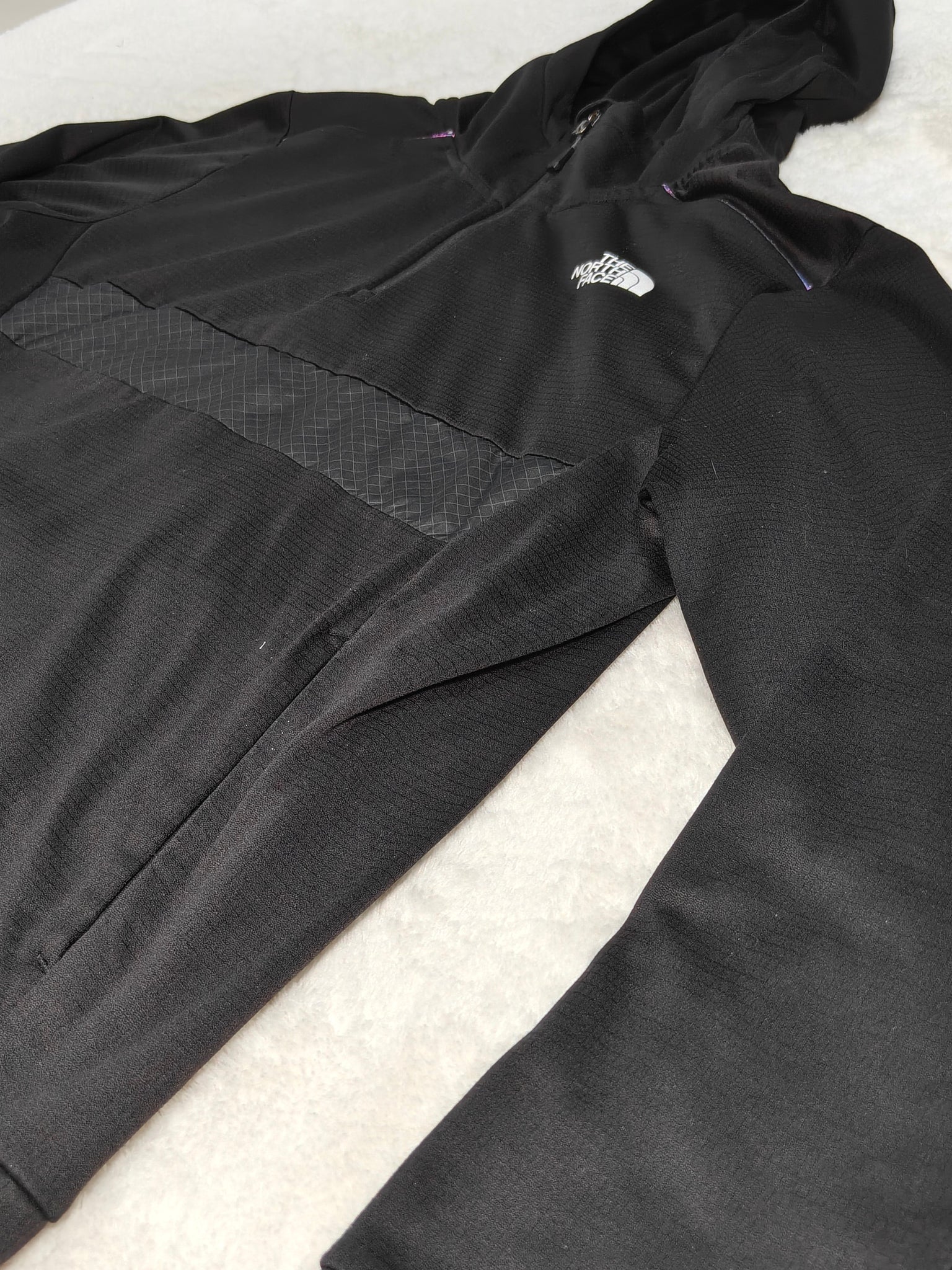 Men The North Face Black Hooded Sweatshirt (M)