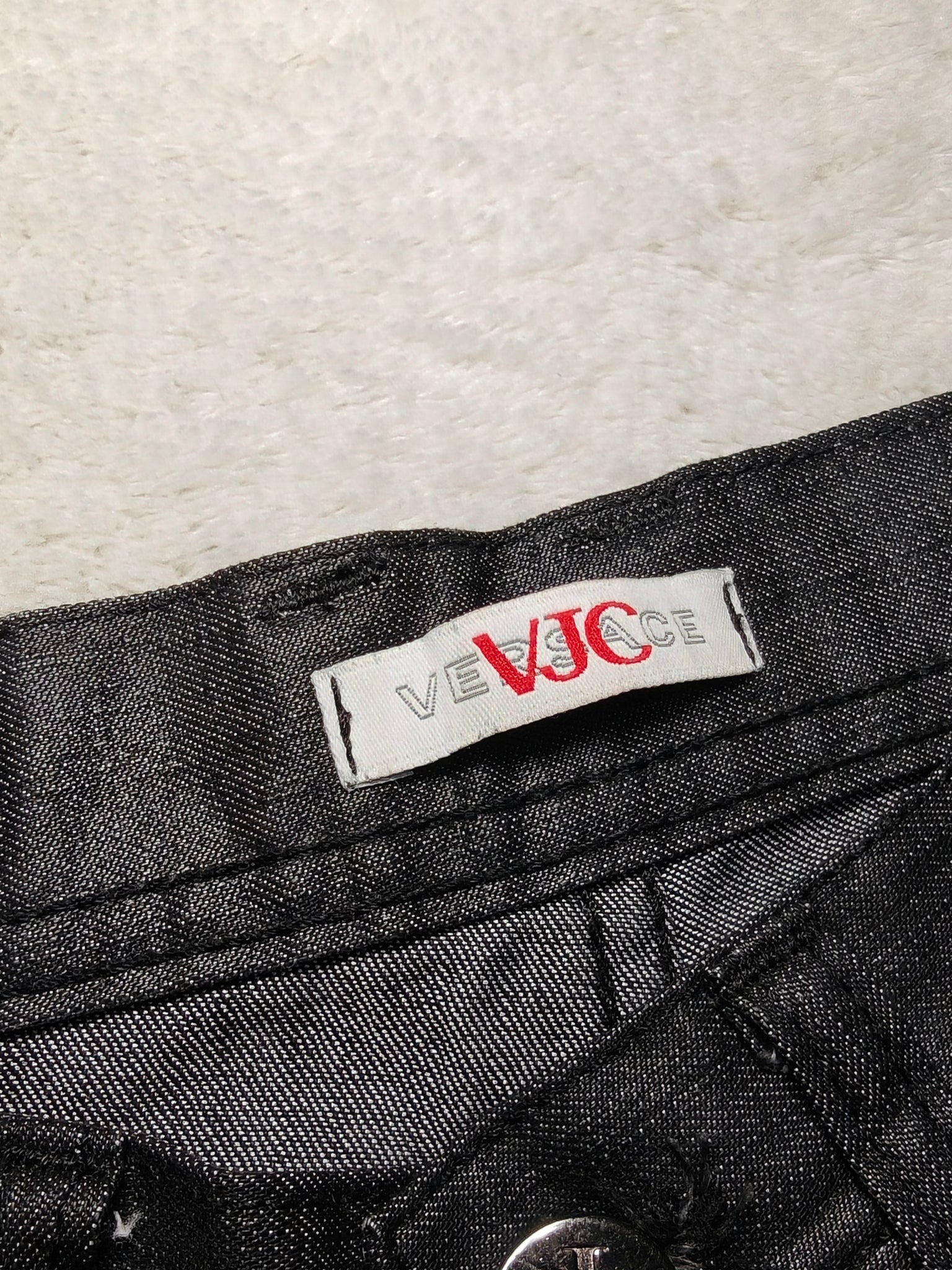 Men Versace VJC 00053 Black Slim W30 L32 Jeans