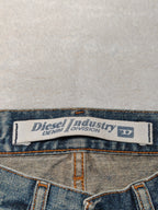Men Vintage 2001 Diesel Kulter Made in Italy Blue Wash 00737 W30 L28 Straight Jeans