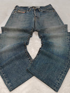 Men Vintage 2001 Diesel Kulter Made in Italy Blue Wash 00737 W30 L28 Straight Jeans