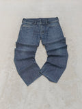Men Vintage 2003 Diesel Reslim Made in Italy Blue Wash 00859 W31 L30 Straight Jeans