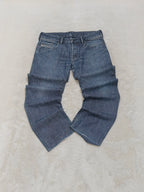 Men Vintage 2003 Diesel Reslim Made in Italy Blue Wash 00859 W31 L30 Straight Jeans