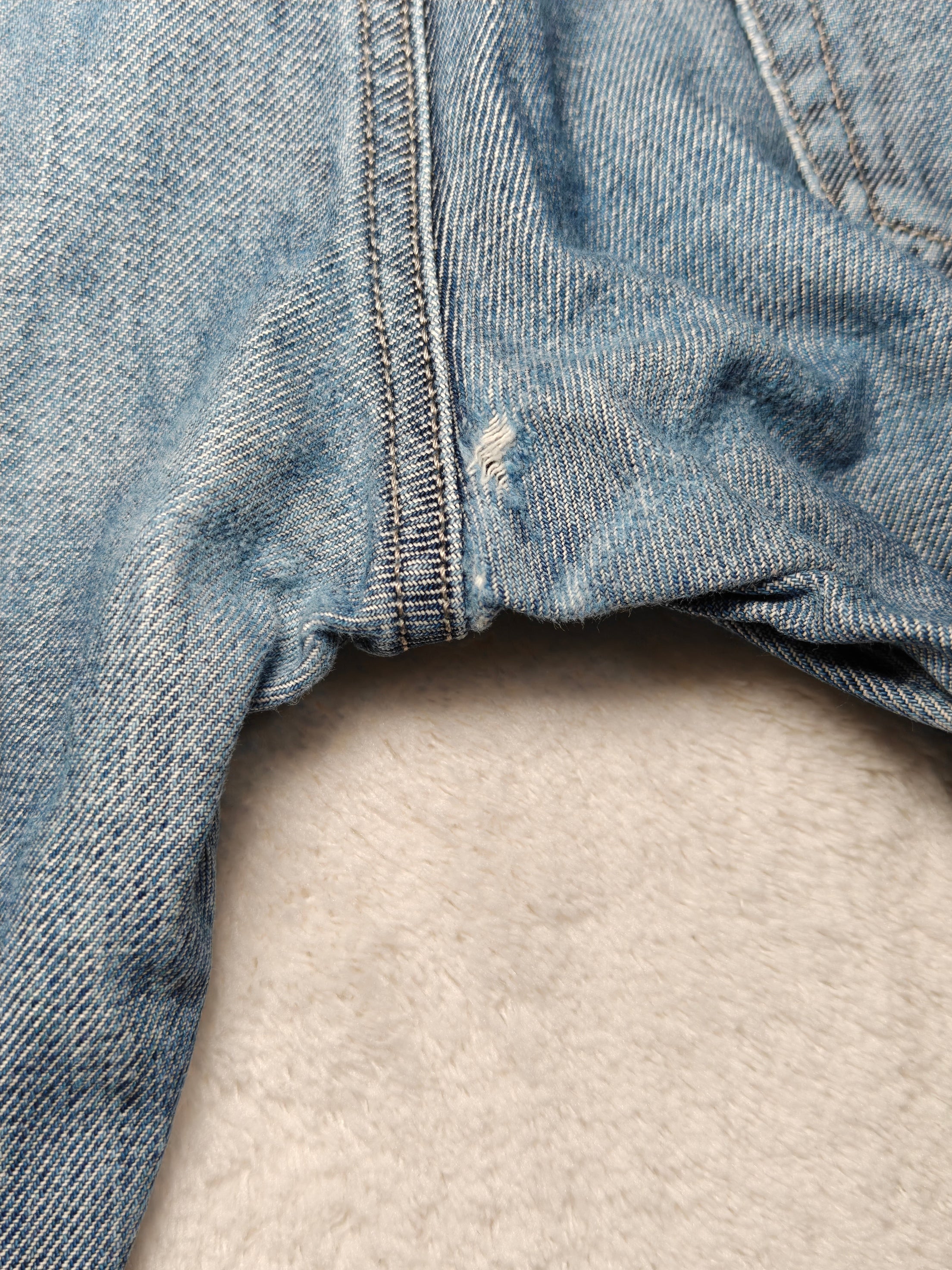 Men Vintage 2003 Diesel Reslim Made in Italy Blue Wash 00859 W31 L30 Straight Jeans