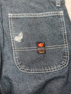Men Vintage Energie Made in Italy Dark Blue Straight Mid Waist W29 L32 Jeans