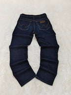 Men Wrangler Texas Dark Blue Slim Straight W31 L34 Jeans