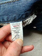 Men Y2K Energie Burney Made in Italy Blue Straight W34 L34 Jeans