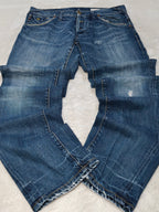 Men Y2K Energie Burney Made in Italy Blue Straight W34 L34 Jeans