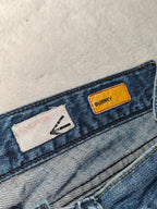 Men Y2K Energie Burney Made in Italy Blue Straight W34 L34 Jeans