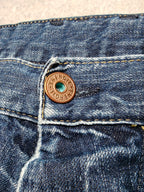 Men Y2K Energie Burney Made in Italy Blue Straight W34 L34 Jeans