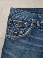 Men Y2K Energie Burney Made in Italy Blue Straight W34 L34 Jeans