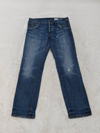 Men Y2K Energie Burney Made in Italy Blue Straight W34 L34 Jeans