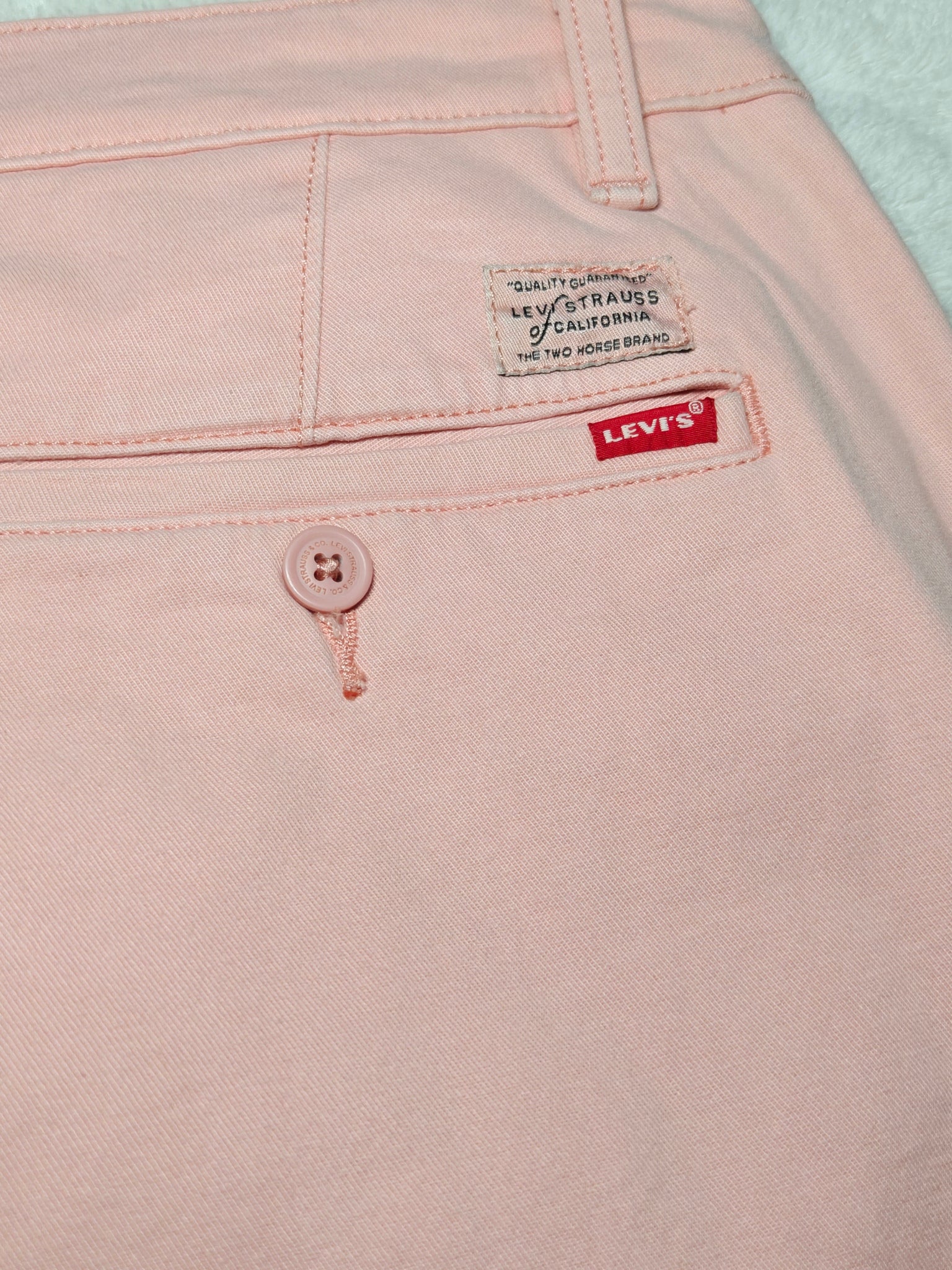 Men Y2K Levi's XX Chino Pink Slim Taper W36 L32 Trousers
