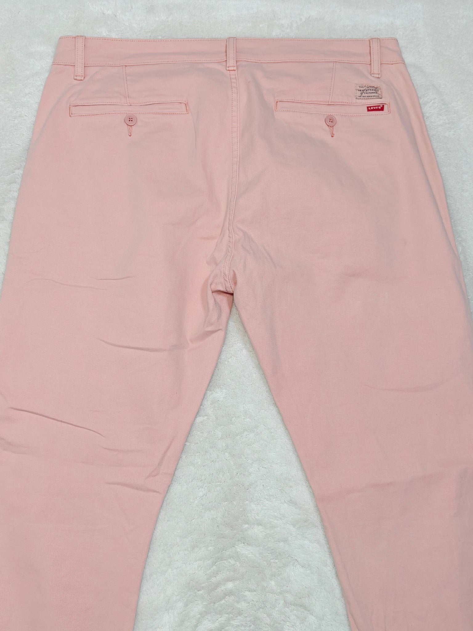 Men Y2K Levi's XX Chino Pink Slim Taper W36 L32 Trousers
