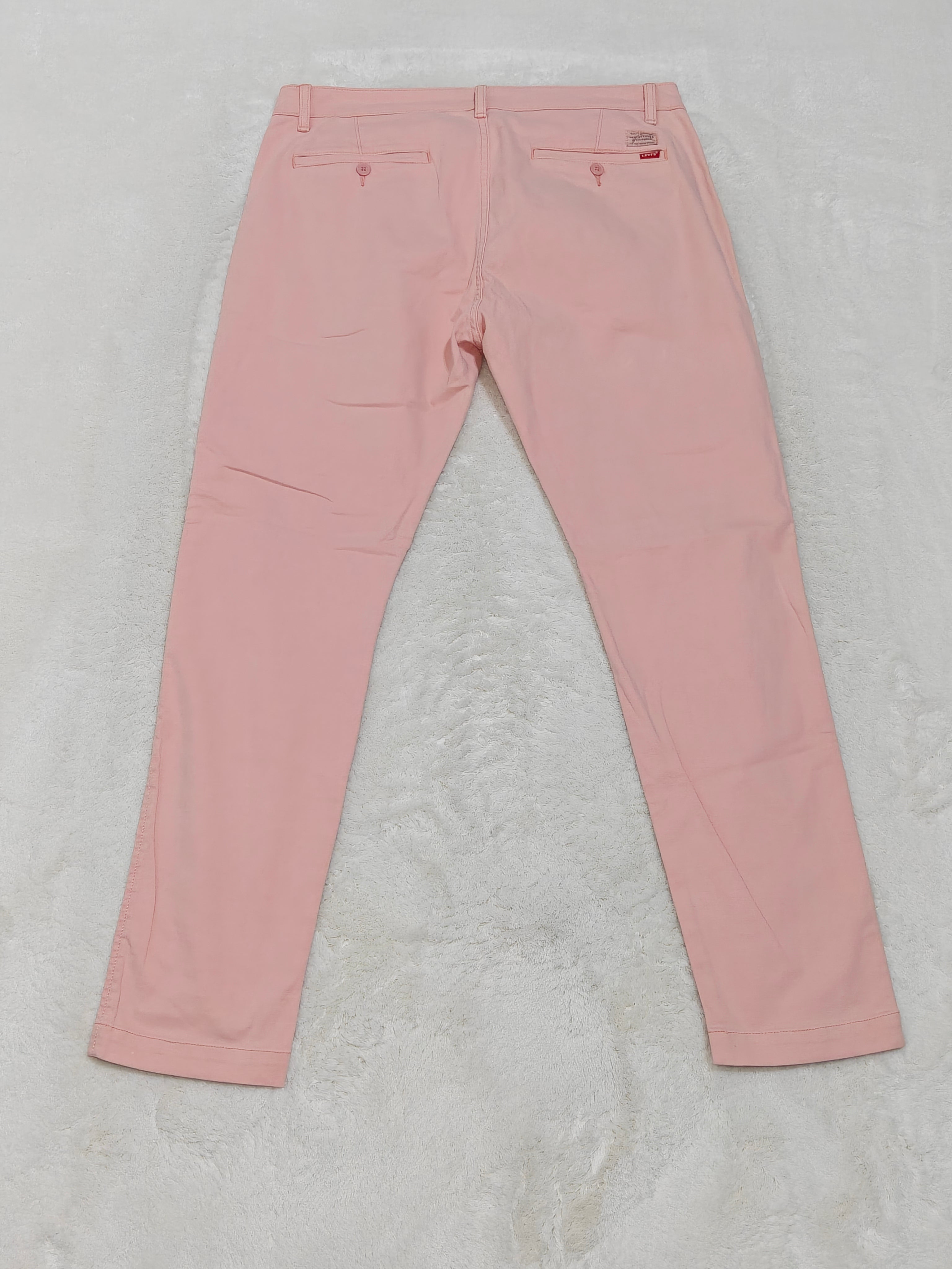 Men Y2K Levi's XX Chino Pink Slim Taper W36 L32 Trousers