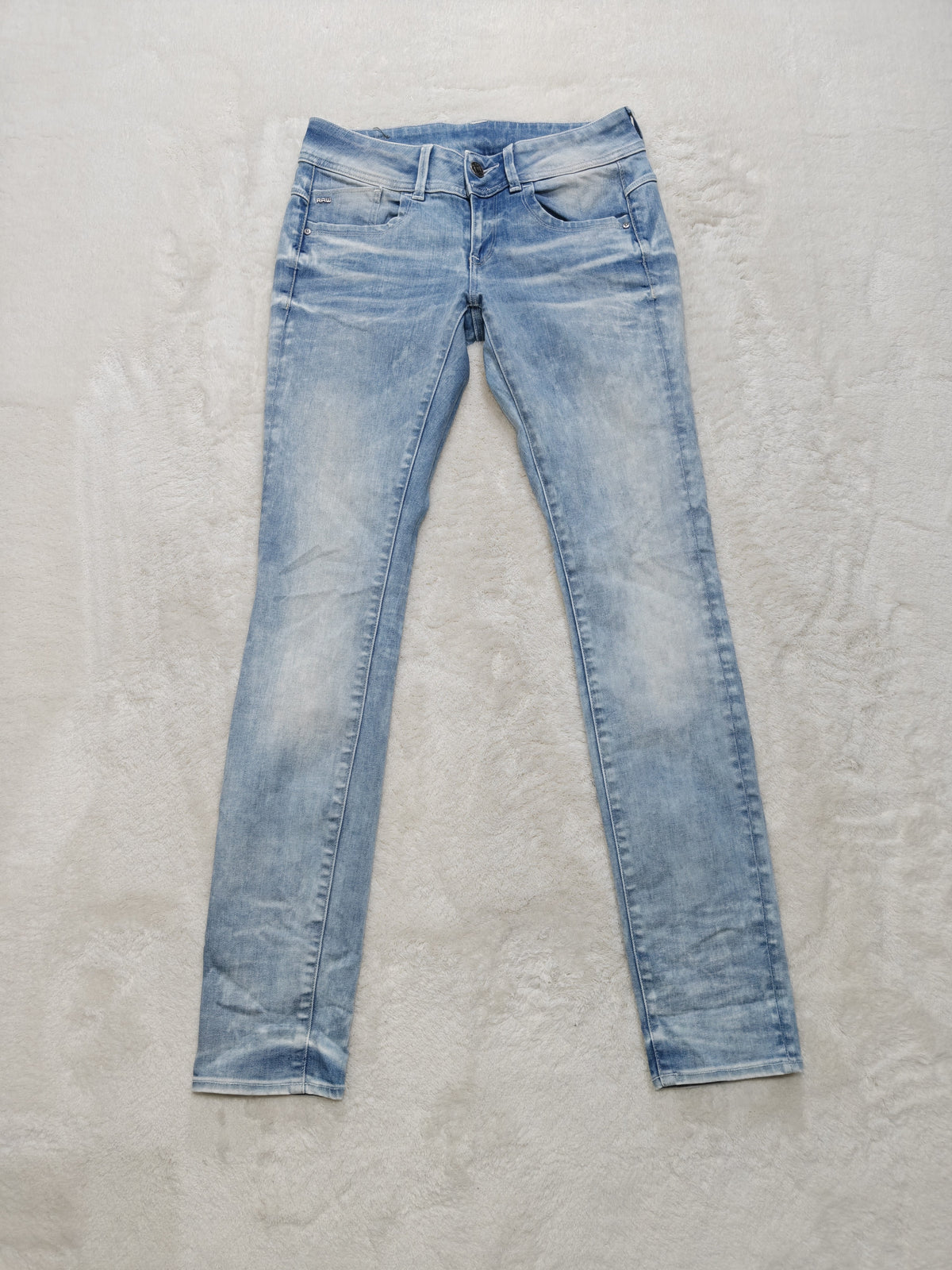 Women G-Star RAW Lynn Light Blue Skinny W28 L32 (EU 38/M) Jeans