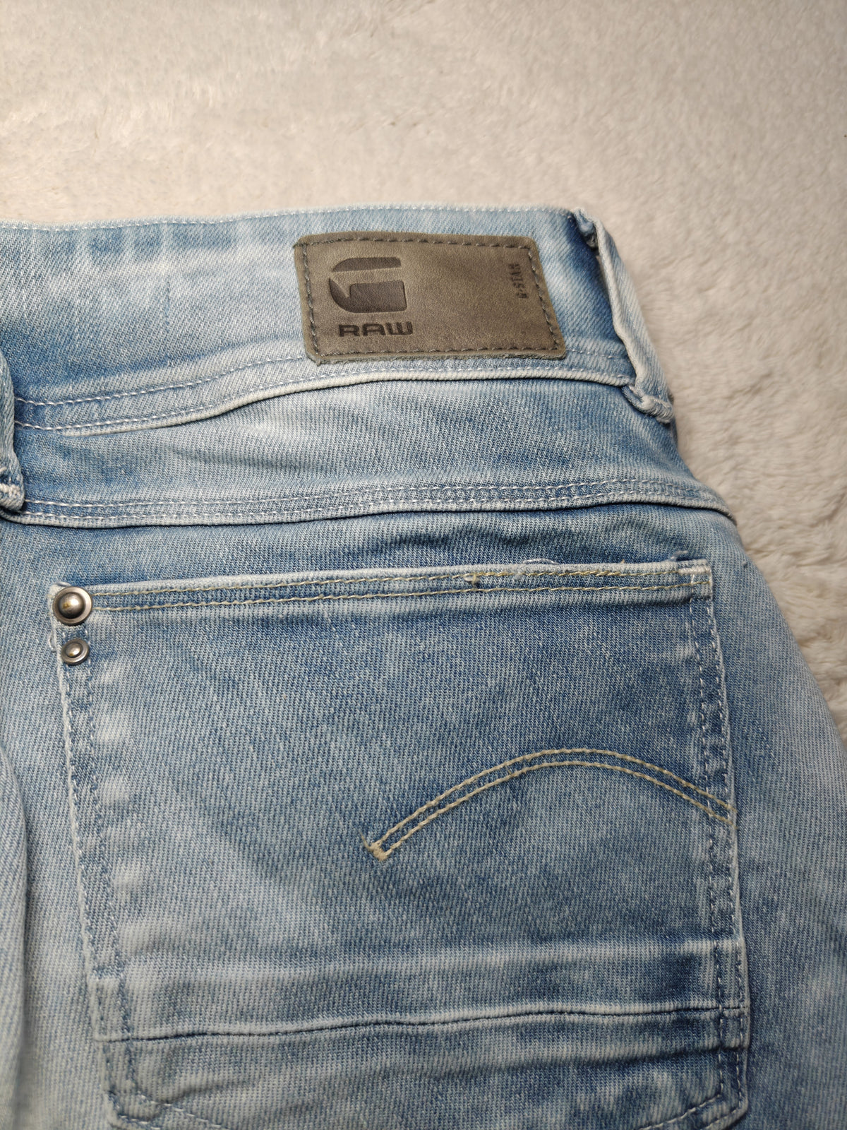 Women G-Star RAW Lynn Light Blue Skinny W28 L32 (EU 38/M) Jeans