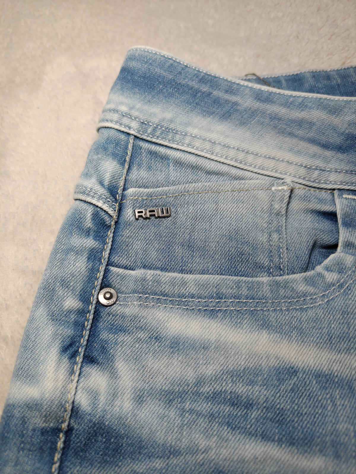 Women G-Star RAW Lynn Light Blue Skinny W28 L32 (EU 38/M) Jeans