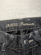 Women Guess Premium Black Flared W27 L32 (EU 36/S) Jeans