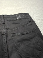 Women Lee High Licks Black Super Skinny W27 L31 (EU 36/S) Jeans