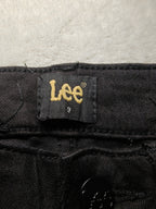 Women Lee High Licks Black Super Skinny W27 L31 (EU 36/S) Jeans