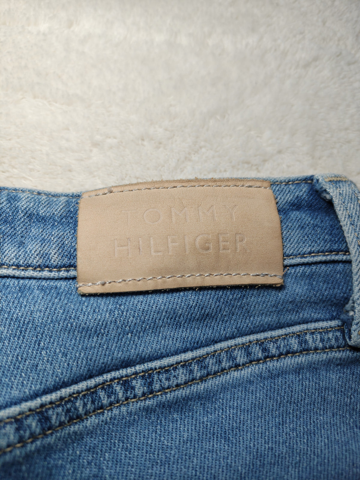 Women Tommy Hilfiger Gramercy Blue Tapered W25 L28 (EU 34/XS) Jeans
