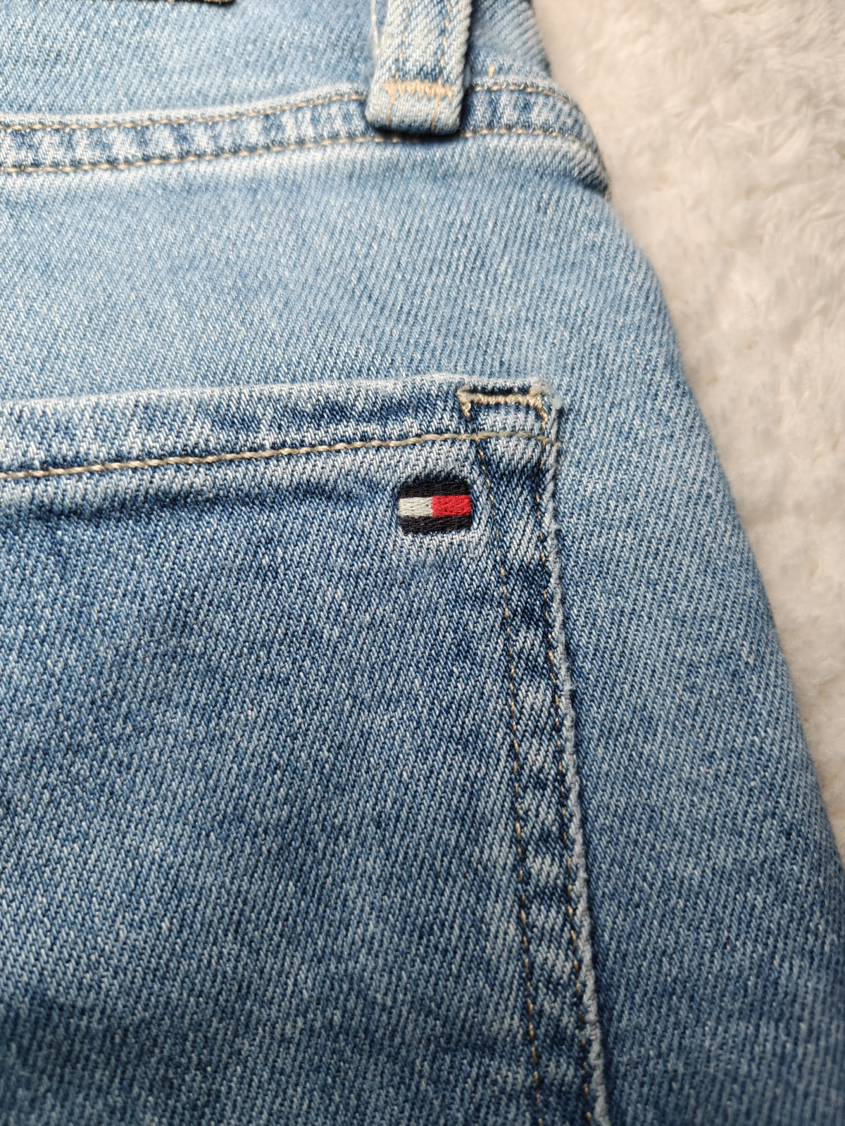 Women Tommy Hilfiger Gramercy Blue Tapered W25 L28 (EU 34/XS) Jeans