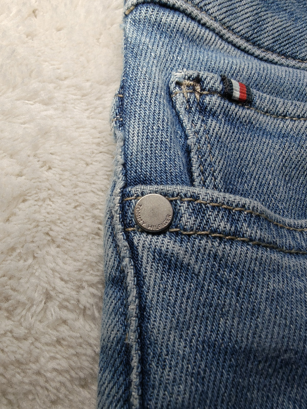 Women Tommy Hilfiger Gramercy Blue Tapered W25 L28 (EU 34/XS) Jeans
