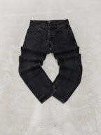 Women Carhartt Klondike Black Faded Slim Mid Waist W26 L28 (EU 36/S) Jeans