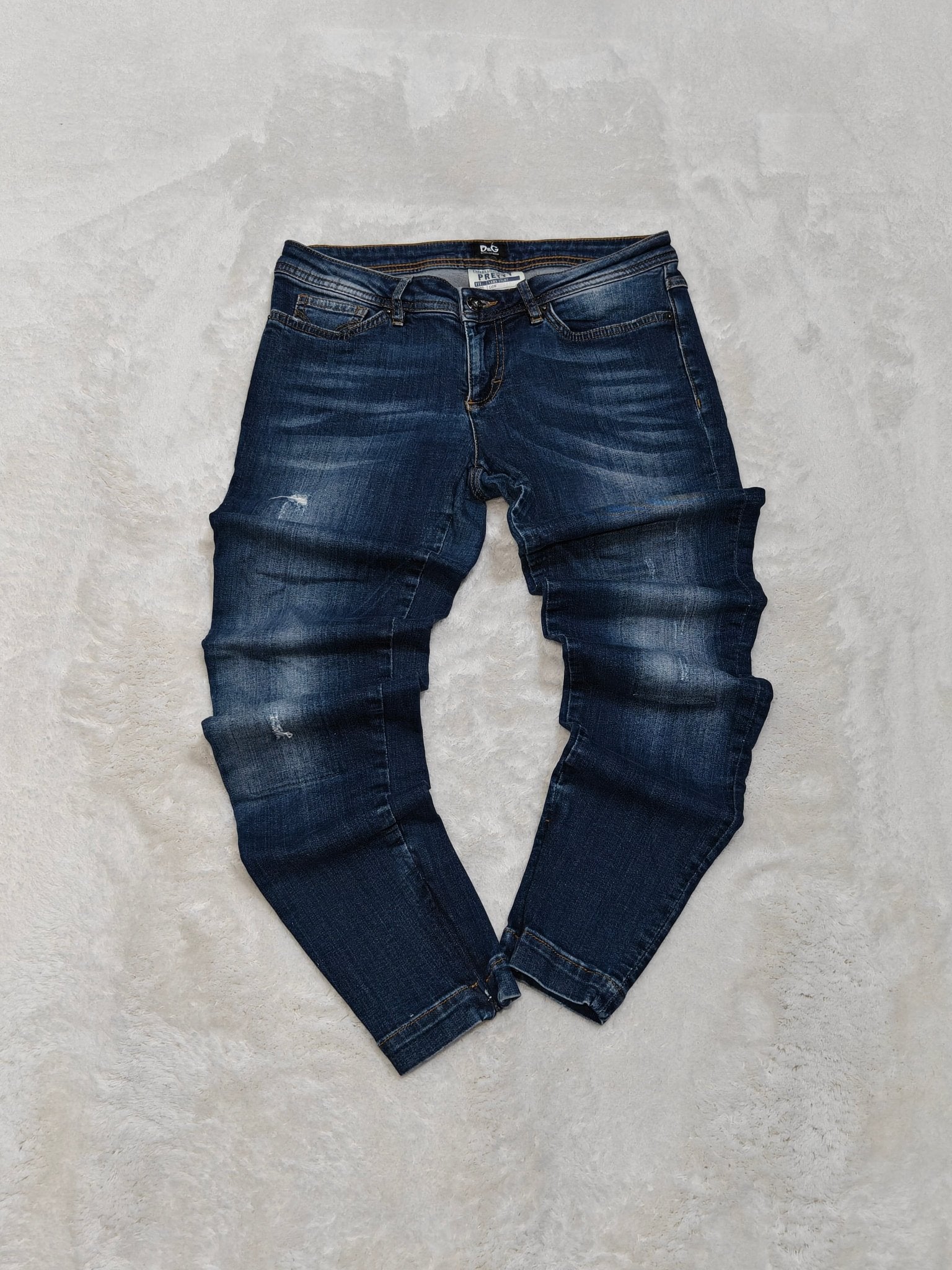 Women D&G Dolce & Gabbana Pretty Blue Skinny W28 (EU 38/M) Jeans