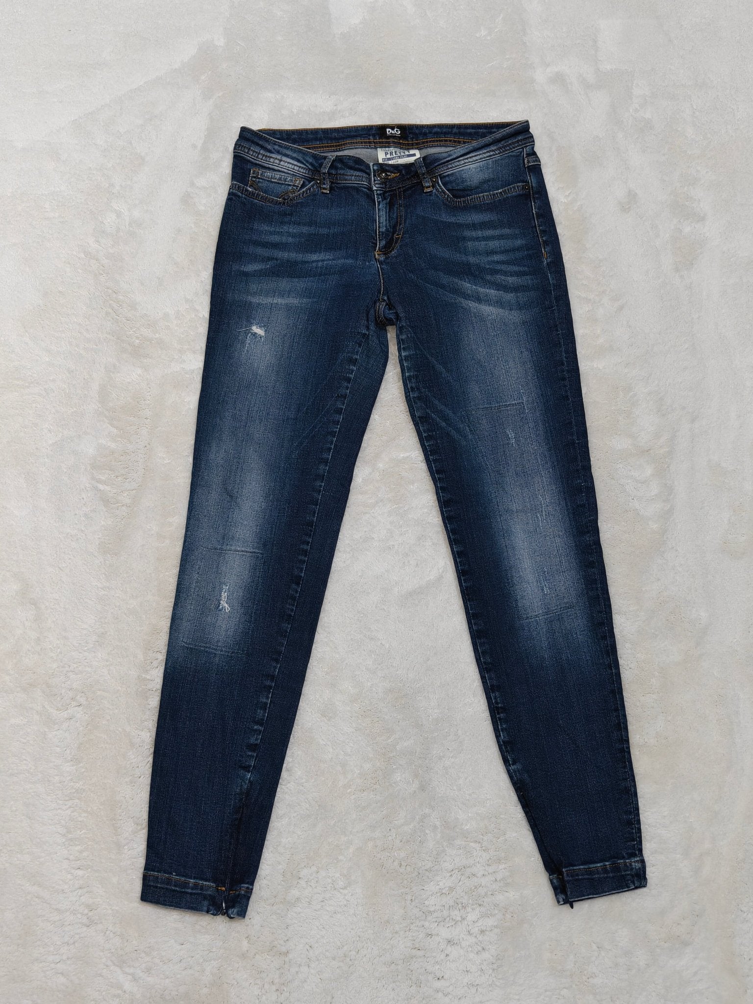 Women D&G Dolce & Gabbana Pretty Blue Skinny W28 (EU 38/M) Jeans