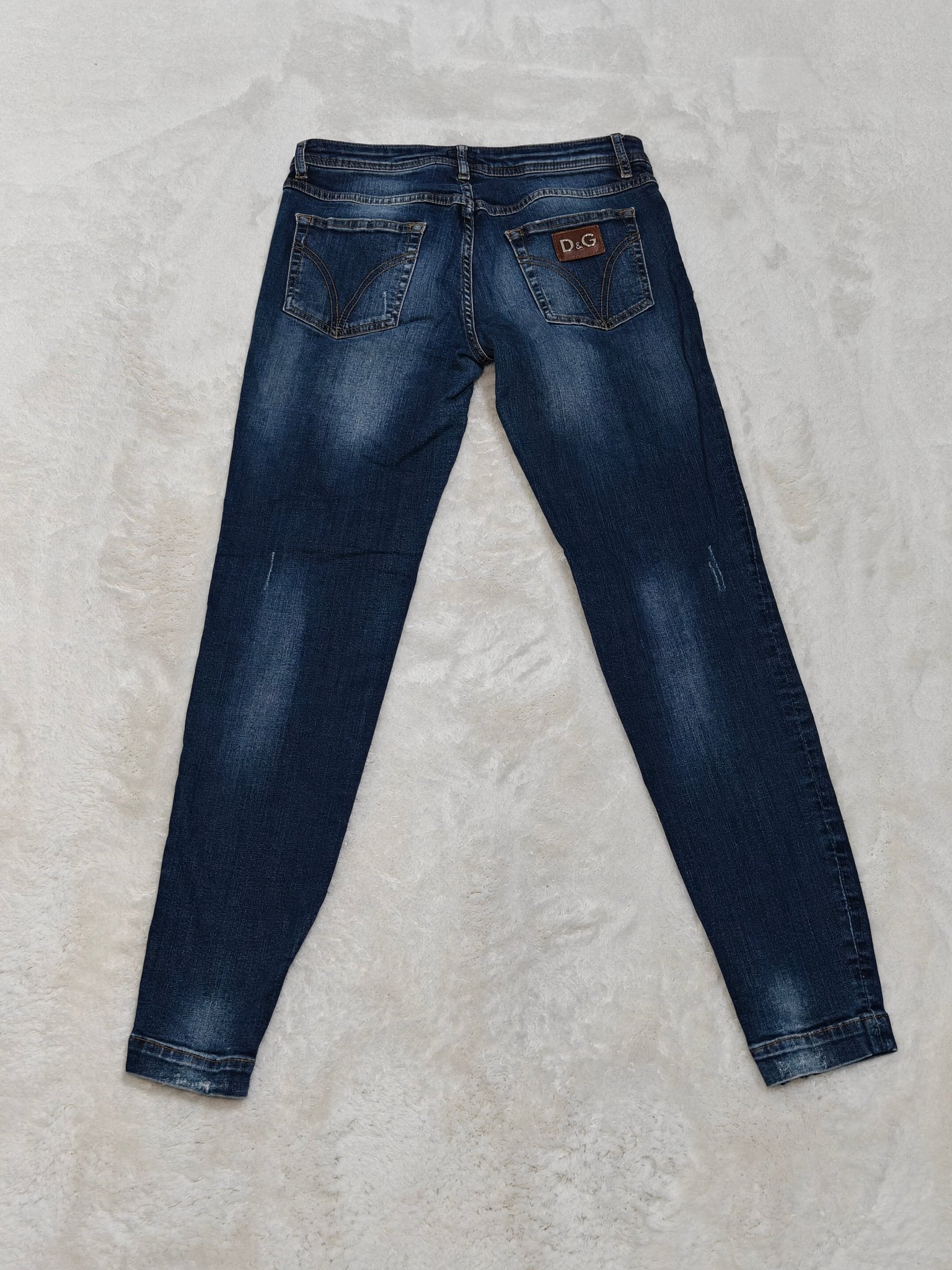 Women D&G Dolce & Gabbana Pretty Blue Skinny W28 (EU 38/M) Jeans