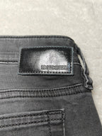 Women Diesel Skinzee - Low Black Wash 0668I Skinny W28 L30 (EU 38/M) Jeans