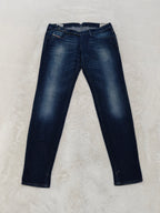 Women Diesel Cherick 2010 Blue Wash 008L6 Slim Tapered W30 L34 (EU 40/L) Jeans