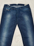 Women Diesel Cherick 2010 Blue Wash 008L6 Slim Tapered W30 L34 (EU 40/L) Jeans
