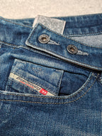 Women Diesel Cherick 2010 Blue Wash 008L6 Slim Tapered W30 L34 (EU 40/L) Jeans