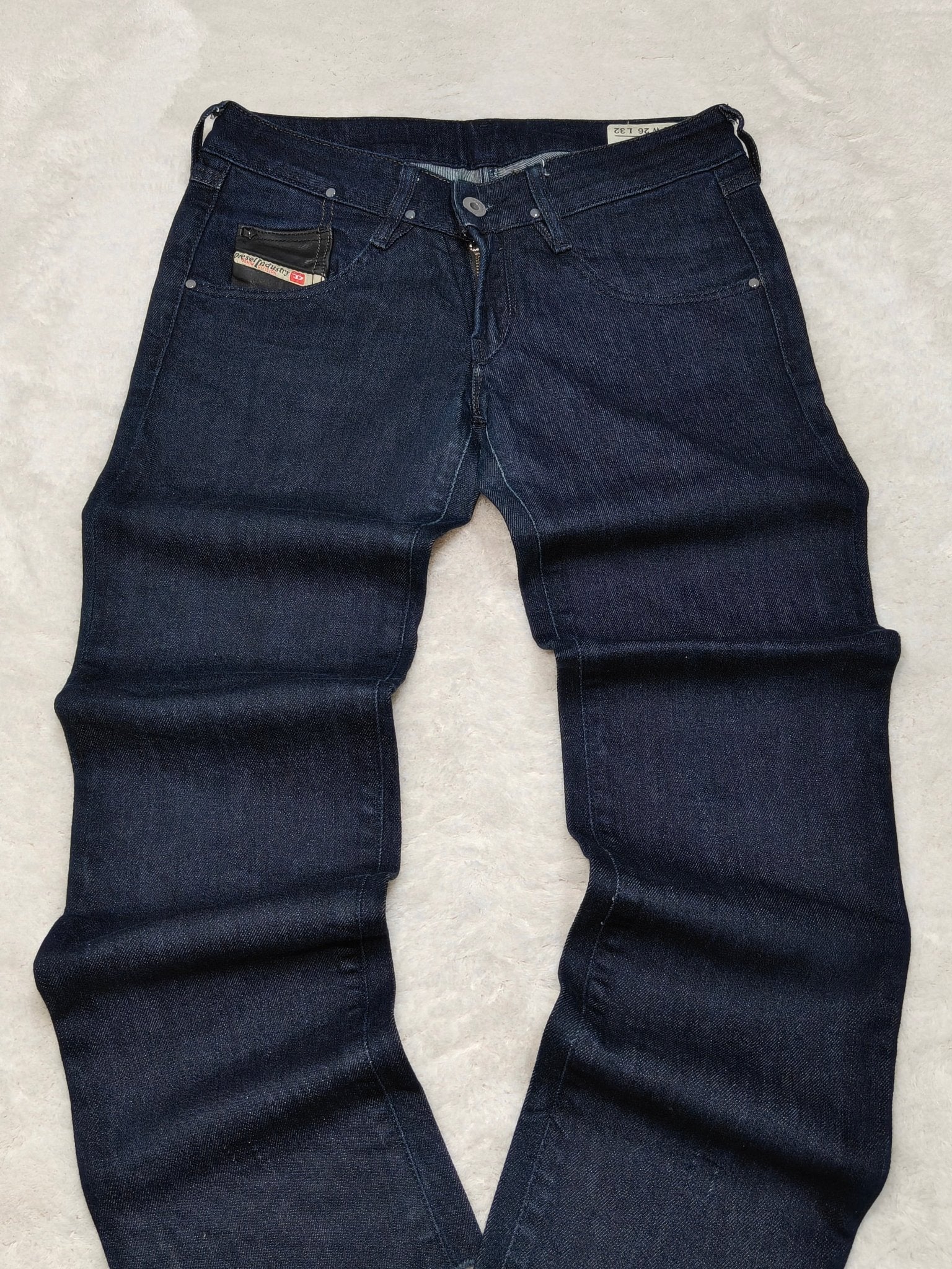 Women Diesel Clush Blue Wash 008FE Straight W26 L28 (EU 36/S) Jeans