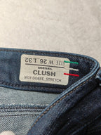 Women Diesel Clush Blue Wash 008FE Straight W26 L28 (EU 36/S) Jeans