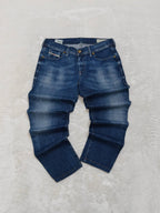 Women Diesel Francy Blue Wash 0836X Relaxed Skinny W30 L28 (EU 40/L) Jeans