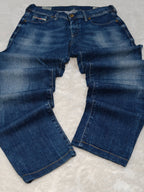 Women Diesel Francy Blue Wash 0836X Relaxed Skinny W30 L28 (EU 40/L) Jeans