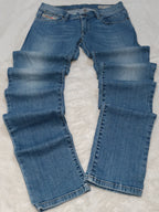 Women Diesel Getlegg Light Blue Wash 0884X Slim Skinny W26 L32 (EU 36/S) Jeans